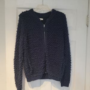 Lucky Brand Cardigan Chunky Knit Soft Full Zip Up Boho Women's Size Medium